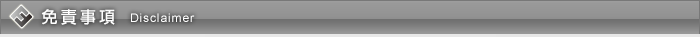 免責事項